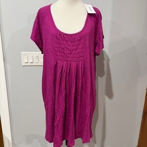 Women's Pink swim cover up dress